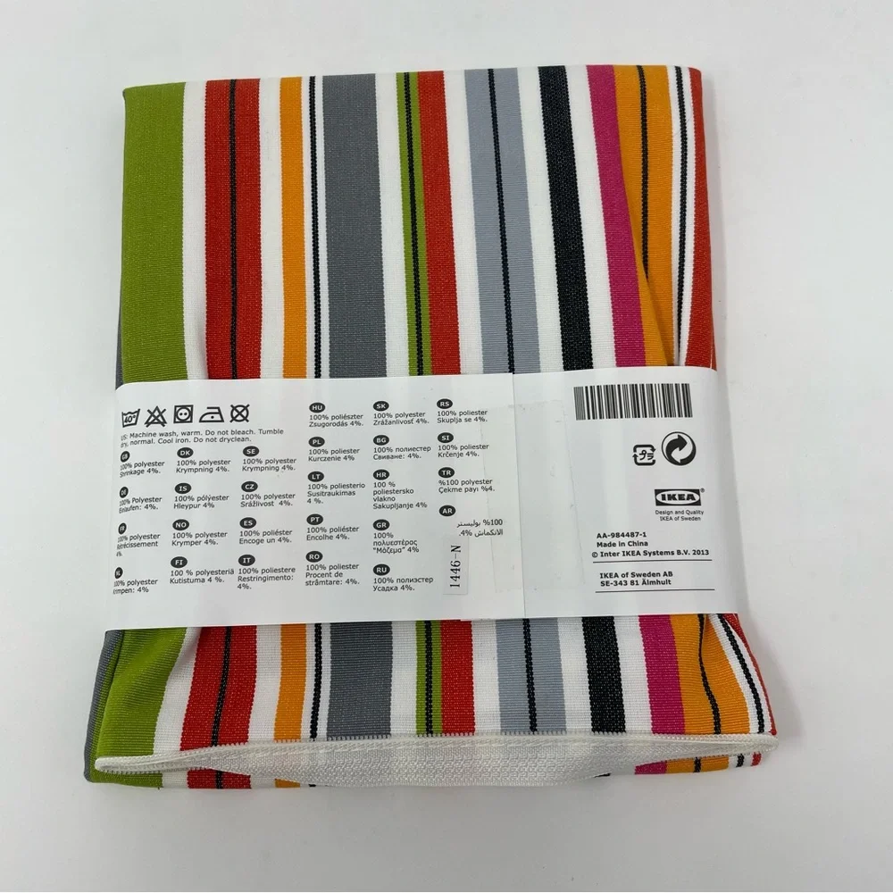 NEW Ikea Akervallmo 20x20 Pillow Cushion Cover Striped